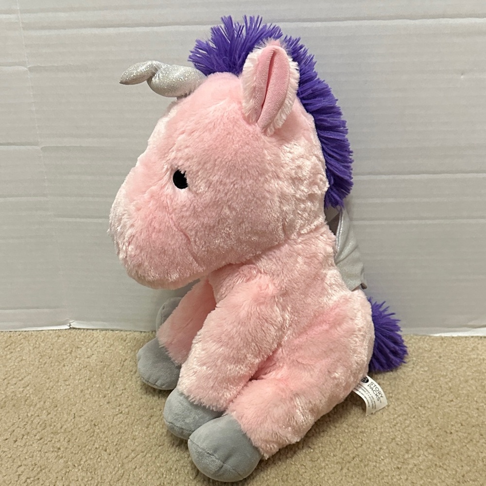 Story Packs 2021 Igloo Books Pink Unicorn Plush with Wings Purple Mane and Tail